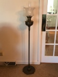 Vintage Tall Brass Floor Lamp