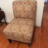 Upholstered Chair w/Wooden Legs