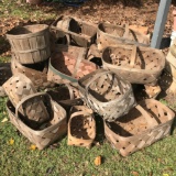 Large Lot of Vintage Gathering Baskets