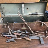 Vintage Toolbox Full of Antique Tools