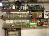 Huge Lot of Mason Jars and Misc Items