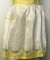 Vintage Floral & Butterfly Lemon Apron with Pocket