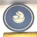 Blue Wedgwood Plate Signed on Back