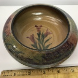 Pretty Pottery Vase Signed on Bottom