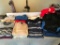 Lot of Skiing Overalls, Winter Coat, Ski Pants, Sweaters, & More