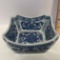 Blue and White Porcelain Square Bowl