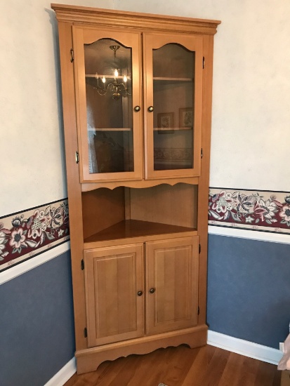 Wooden Corner Cabinet