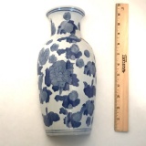 Blue and White Porcelain Wall Pocket