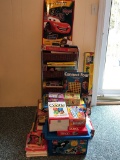 Large Lot of Toys, Games, Legos, Puzzles, Lincoln Logs, Books & More