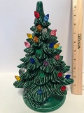 Ceramic Light-Up Christmas Tree  1977