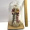 Molded Resin Santa Claus Under Dome with Base