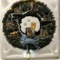 Thomas Kinkade Seaside Village Illuminated Wreath