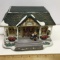 Porcelain Christmas Village Lighted Hershey's Sweet Shoppe Building from Hershey's Village
