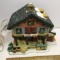 Porcelain Christmas Village Lighted Carol Town General Store Building