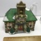 Porcelain Christmas Village Lighted School Building