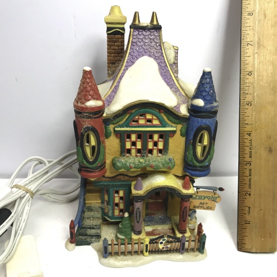 Department 56 North Pole Series "Polar Palette Art Center" Lighted Village House