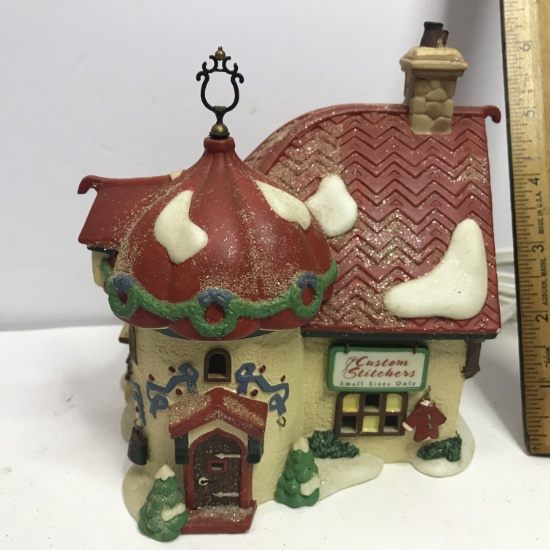 Department 56 North Pole Series "Custom Stitchers Elf Land" Lighted Village House