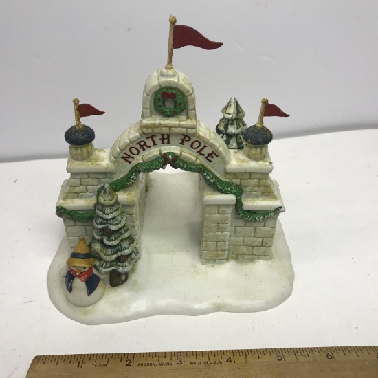 Department 56 "North Pole" Porcelain Archway