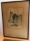 1928 Lithograph Signed Leon Foster Jones in Frame