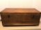 Antique Wooden Chest w/Hand Dove Tailed Corners on Coaster
