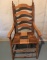Vintage Ladder Back Captains Chair