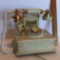 Vintage French Style Cradle Rotary Telephone