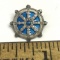 Vintage Sterling Silver Ship's Wheel Pin
