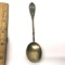 Beautiful Vintage Sterling Silver Spoon with Twisted & Enamel Handle
