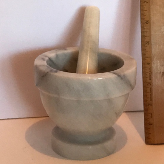 Marble Mortar & Pestle