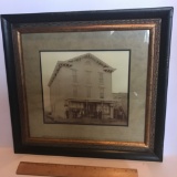 Antique Framed Photograph of Old General Store
