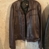 Brown Men's Leather Jacket by Startown