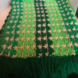 Vintage Crocheted Lap Blanket