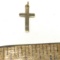 14K Gold Cross Charm