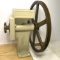 Country Living Hand Crank Grain Mill Wheat Grinder Flour Mill with Cast Iron Wheel Mounted on Board