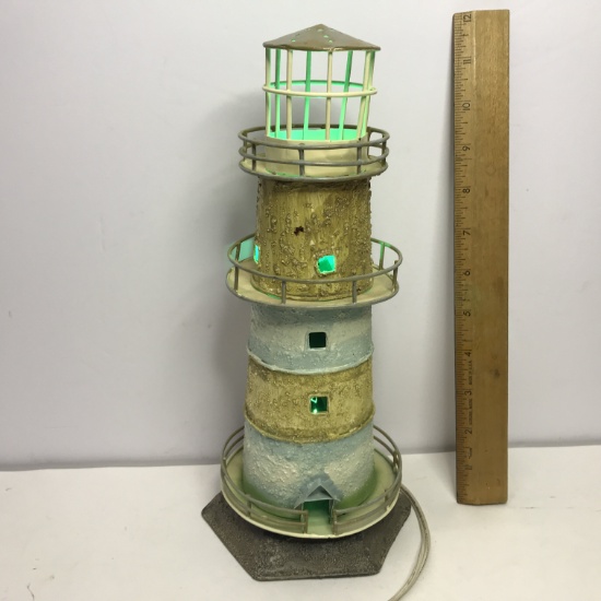 Metal Lighthouse Lamp