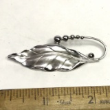 Sterling Silver Leaf Pin