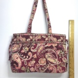 Pretty Paisley Vera Bradley Quilted Purse