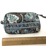 Vera Bradley Java Blue Cosmetic Case with Loop