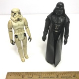 1977 Star Wars Original Darth Vader with Cape & Storm Trooper