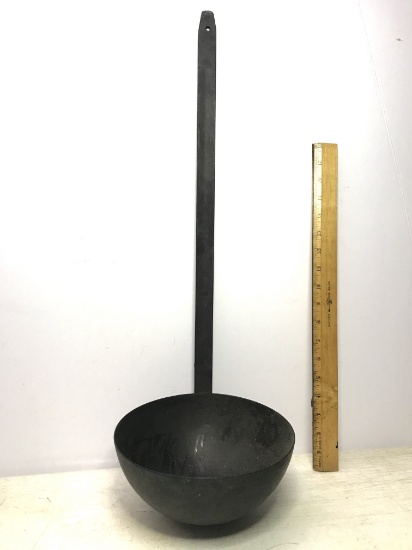 Huge Vintage Metal Ladle