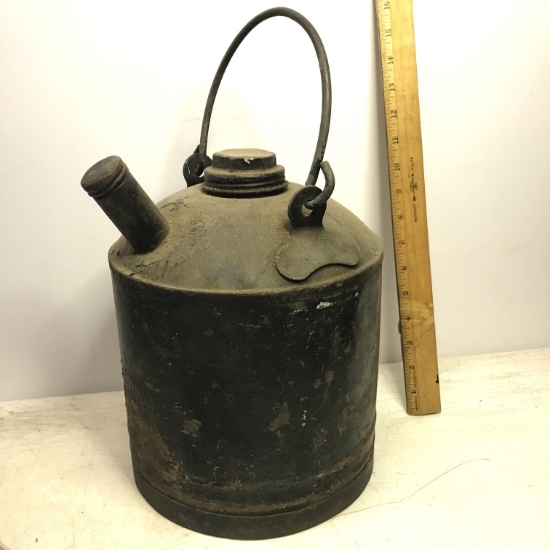 Antique Metal Fuel Can