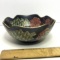 Vintage Oriental Porcelain Bowl with Gilt Rim