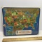 1968 United States of America Frame-Tray Puzzle Map - NEW OLD STOCK - Sealed