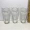 Set of 3 Vintage Coca-Cola Glasses