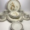 19 Pc Four Season Collection Autumn Bouquet Stoneware Japan Dinnerware