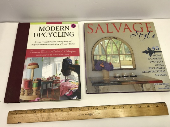 "Modern Upcycling & Salvage Style Hard Cover Books