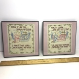 Pair of Needlepoint 