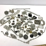 Lot of Vintage Jewelry Parts & Pieces for Crafts or Jewelry Making