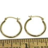 14K Gold Hoop Earrings