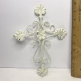 Wrought Iron Cross Wall Hanging